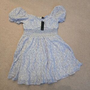 BRAND NEW WITH TAGS NEVER WORN light blue floral sundress